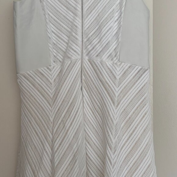 Rag & Bone White Basha Sleeveless Burnout Dress (size 12) - Picture 3 of 8